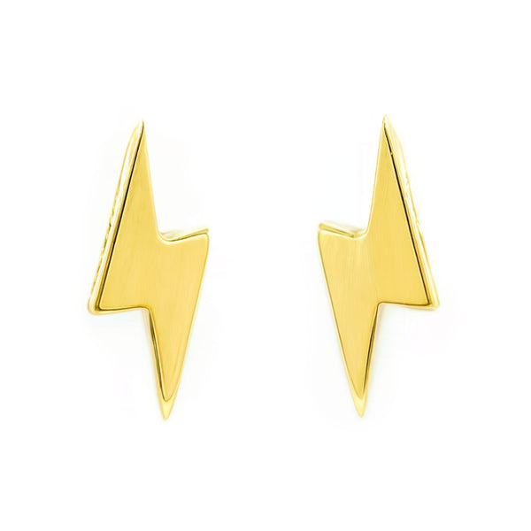 Pendientes Mujer-Niña Oro Amarillo 9K Rayo Brillo
