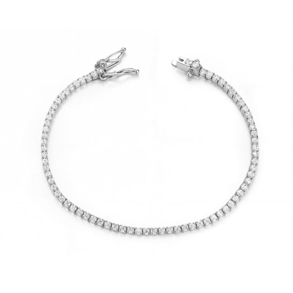 925 Silver Riviere Shine Bracelet 18 cm