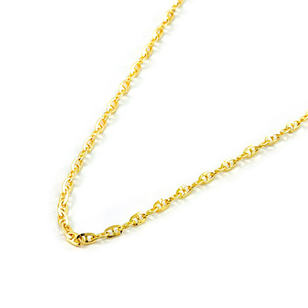 18ct Yellow Gold Anchor Chain 1st Length 45 cm Thickness 1.1 mm