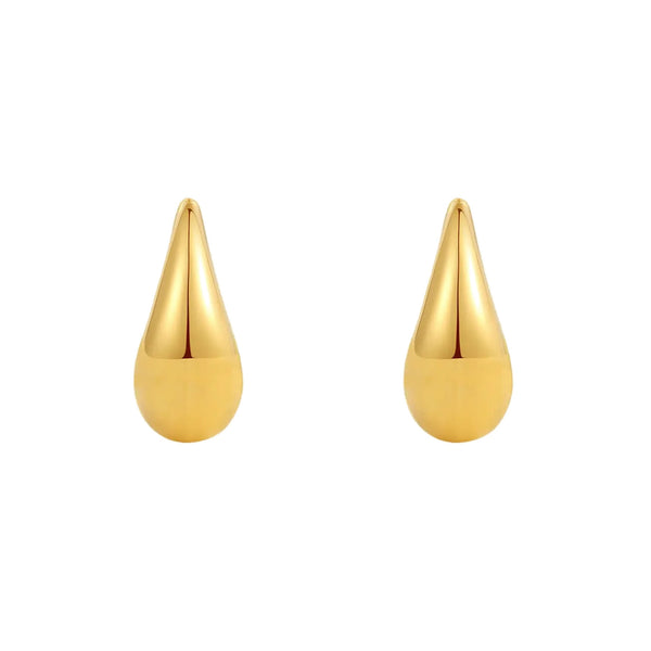 Pendientes Mujer Oro Amarillo 9K Gota Brillo