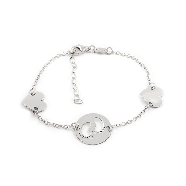 925 Sterling Silver Foot bracelet shine