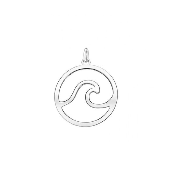 925 Sterling Silver Wave Necklace Shine