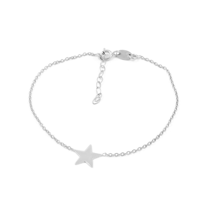 Pulsera Plata con Estrella