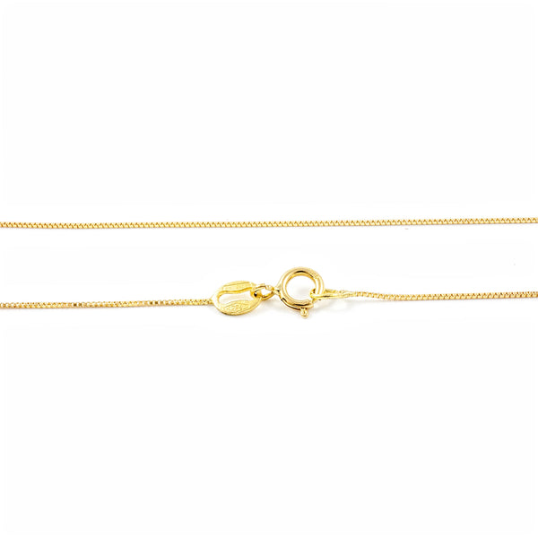 18ct Yellow Gold Venetian Chain necklace thick 1 mm