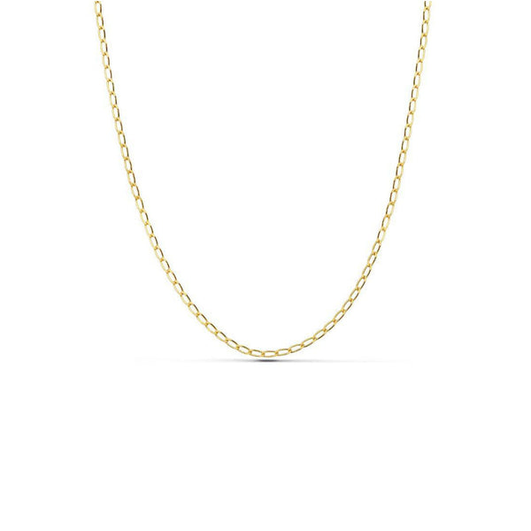 18ct Yellow Gold Bilbao Chain necklace thick 1.5 mm