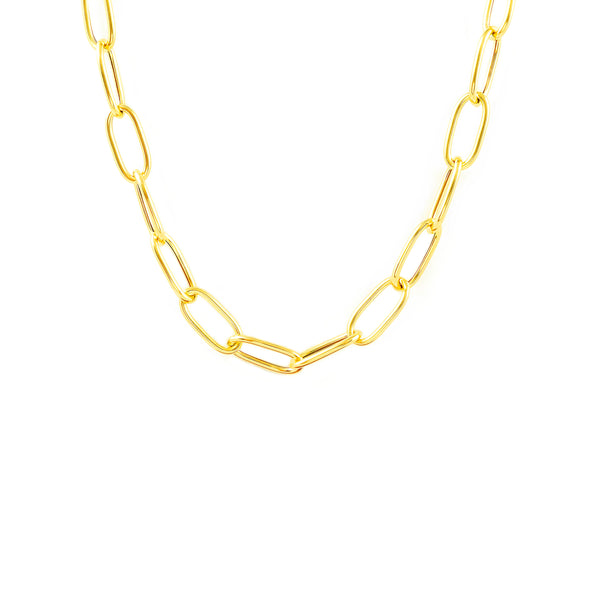 18ct Yellow Gold Fantasy Necklace 45 cm