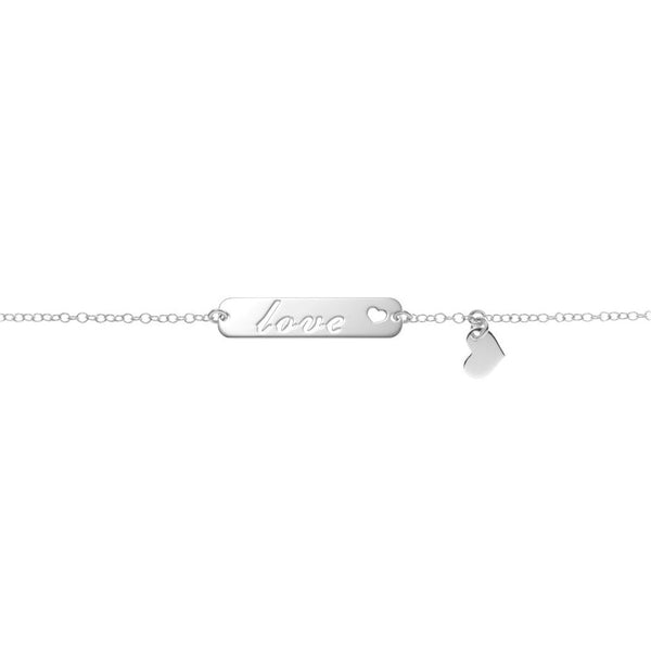 925 Sterling Silver Love Necklace Shine