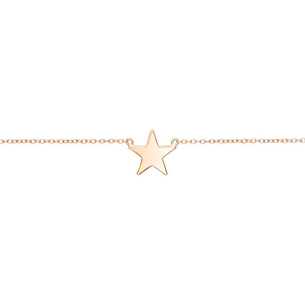 925 Sterling Silver Star Necklace Shine