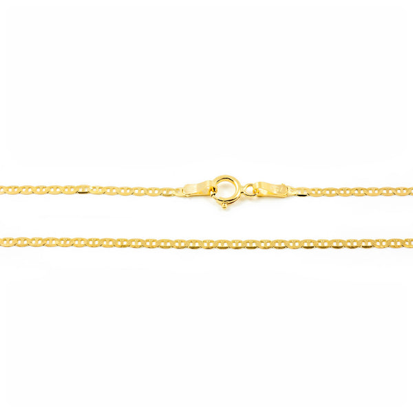18ct Yellow Gold Anchor Chain necklace thick 1.5 mm